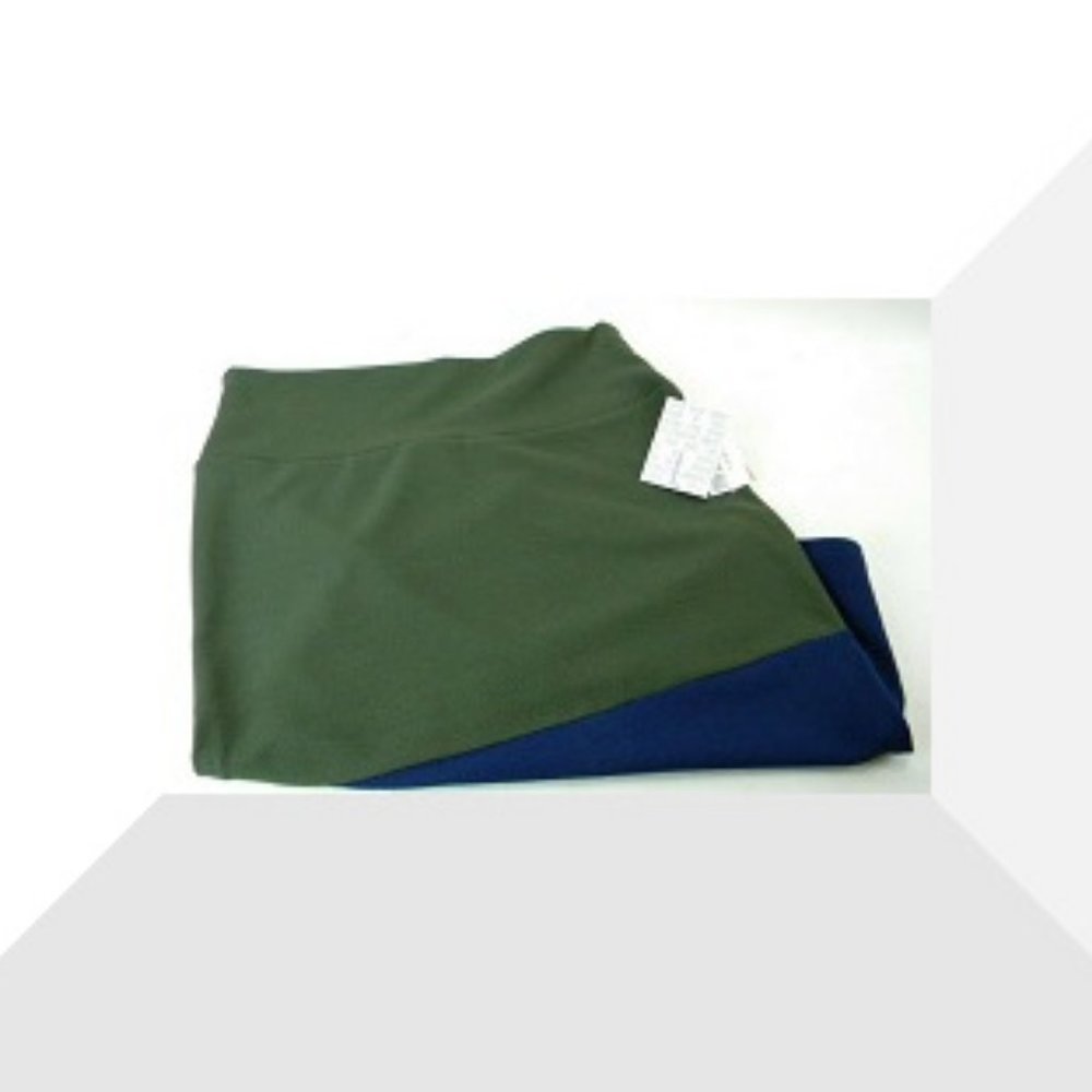 Lularoe Cassie Large Green/Blue Large Skirt (B10)